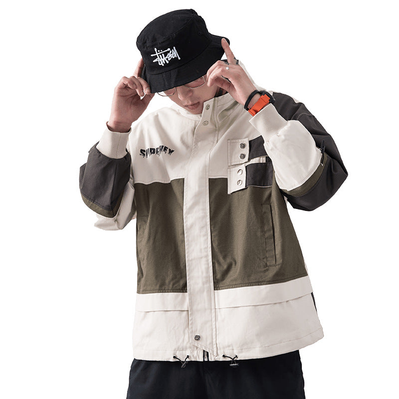 Hooded Oversized Loose Men's Jacket Casual Men