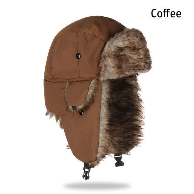 Winter Men's And Women's Warm Outdoor Cold-proof Windproof Earflaps Hat