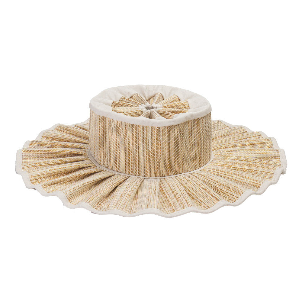Foldable And Easy To Carry All-match Women's Straw Hat