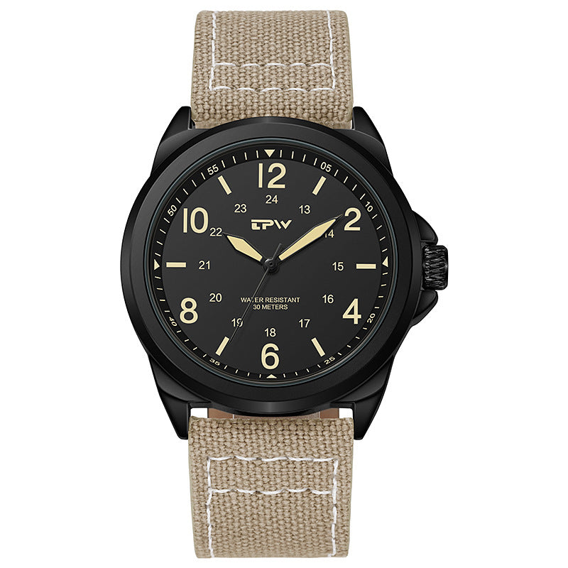 Business Casual Belt Style Waterproof Lightweight Pointer Men's Quartz Watch