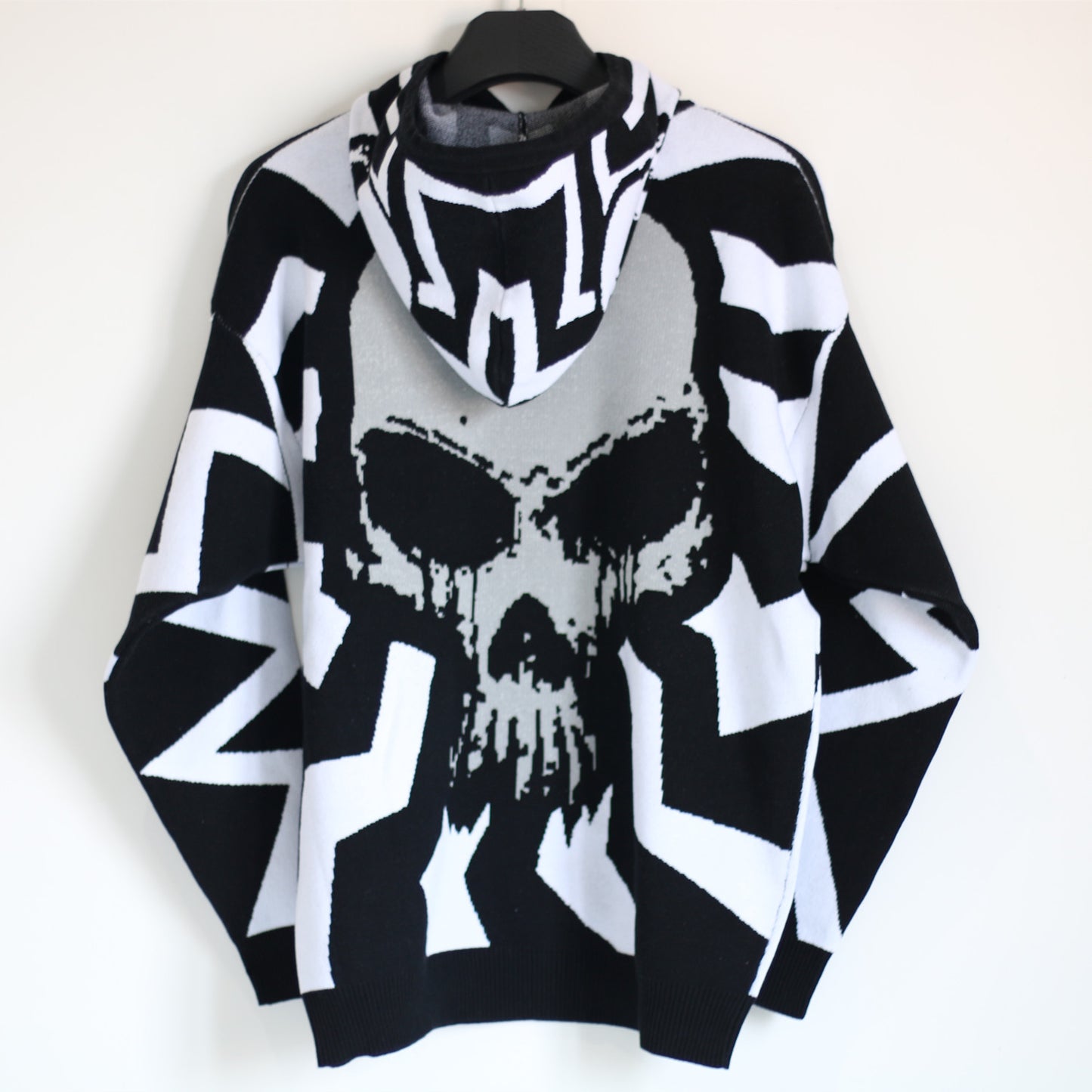 Cross-border Sources Of Reflective Skull Sweater