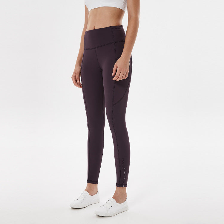 Women's Side Polka Dot Pocket High Waist Skinny Pants