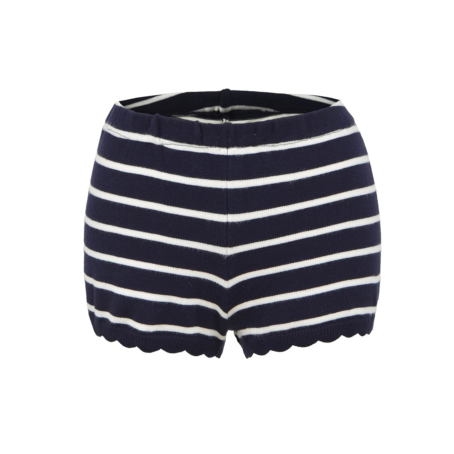 New Relaxed-fit Knitted Striped Crew-neck Long-sleeve Top