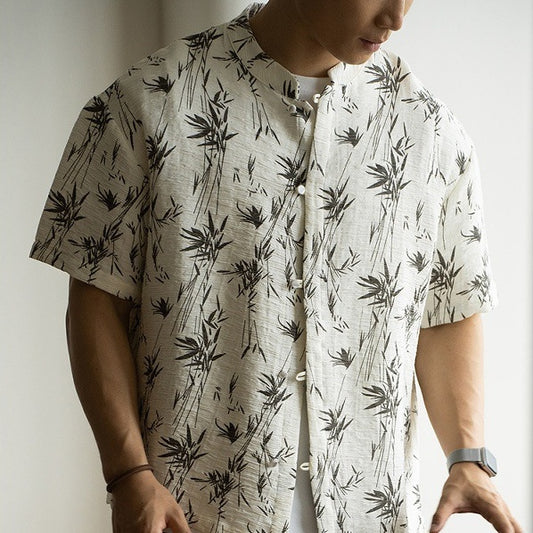 Breathable Ice Silk Cool Feeling Short-sleeved Casual T-shirt