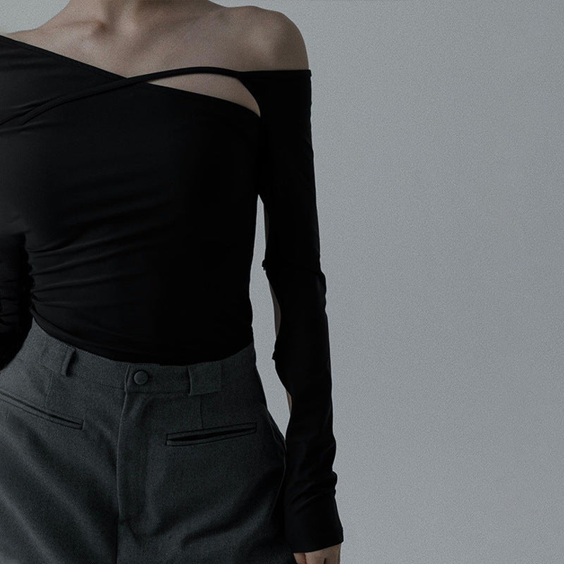 Stylish And Minimalist Long Sleeve Top For Women