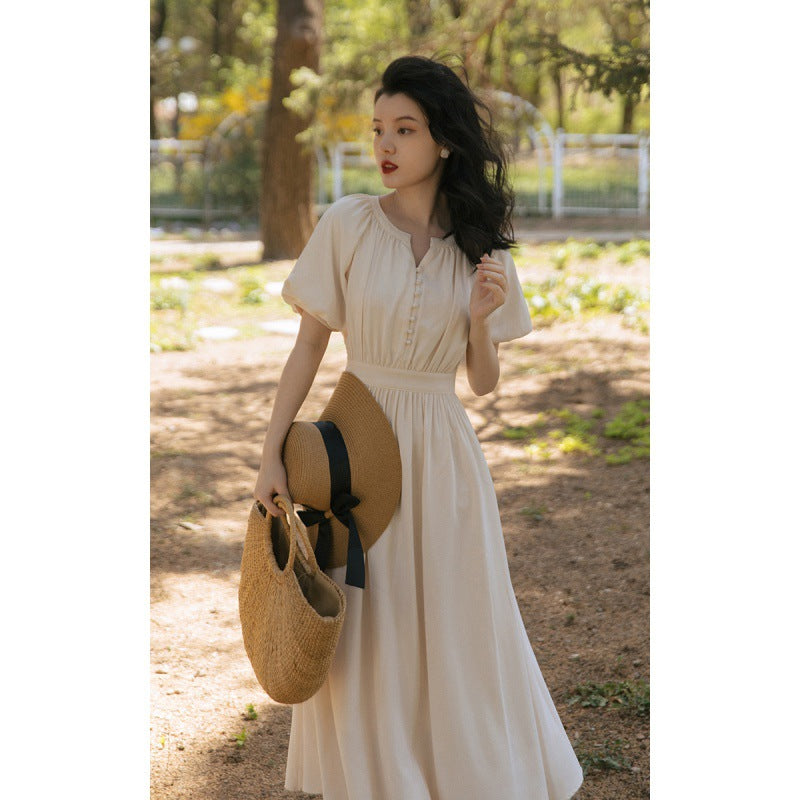 French Retro Romantic Dress For Women