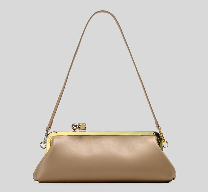 Mirror Baguette High-end Spherical Metal Block Clip Bag