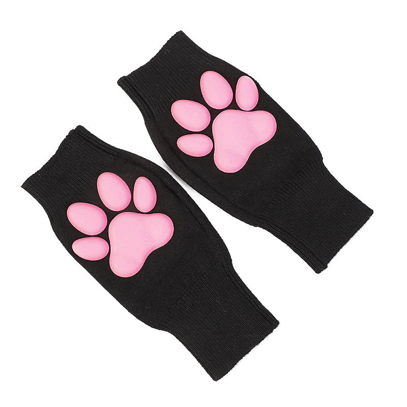 Fashion Cute Cat Plush Gloves For Girls