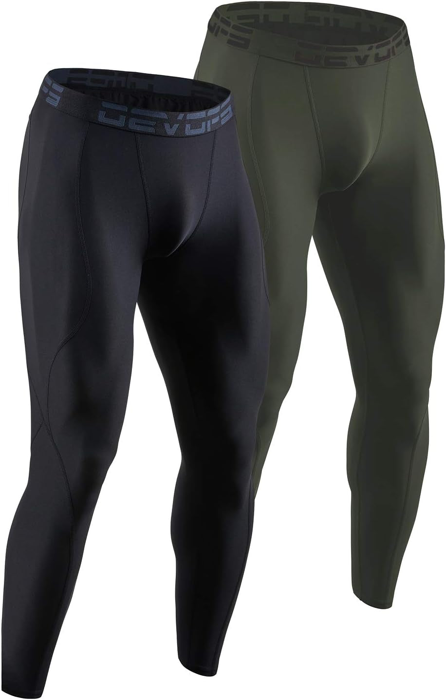 2 or 3 Pack Men'S Compression Pants Athletic Leggings with Pocket/Non-Pocket