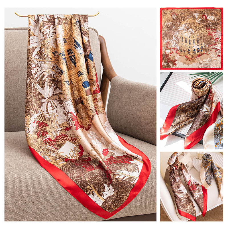 Women's Polyester Scarf Fashionable Printed Shawl