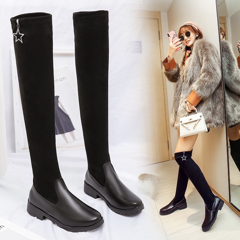 Ladies Fashion Casual Platform Heel Boots