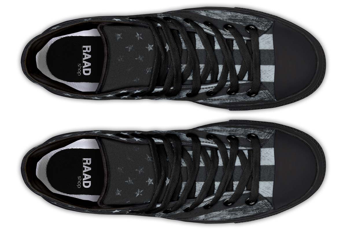 Men's And Women's Fashion Color Printing High-top Canvas Shoes