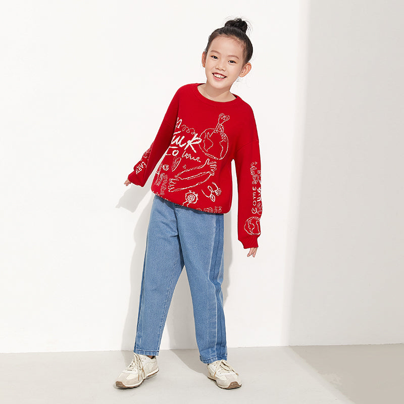 Tide Brand Unisex Car Night Print Trousers