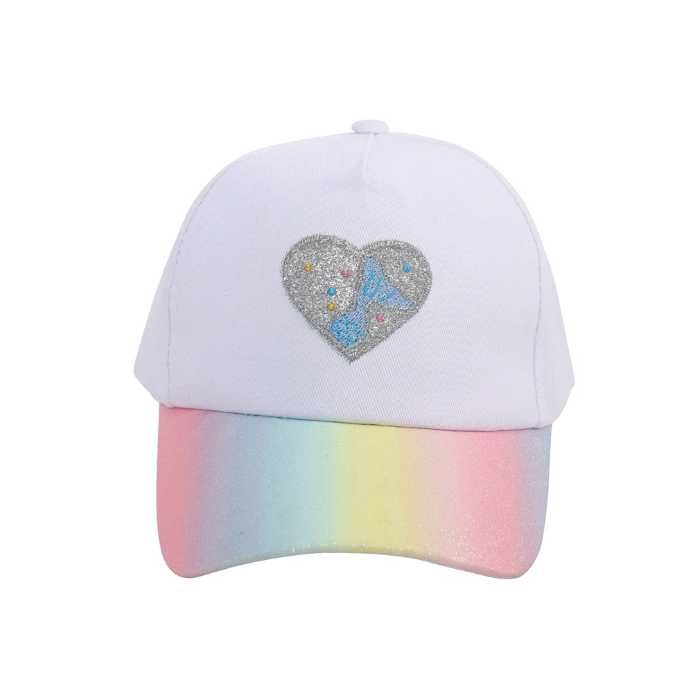Children's Cartoon Gradient Peaked Cap