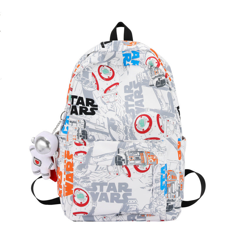 Personalized Graffiti College Students Bag Women's Casual Simple All-match Backpack