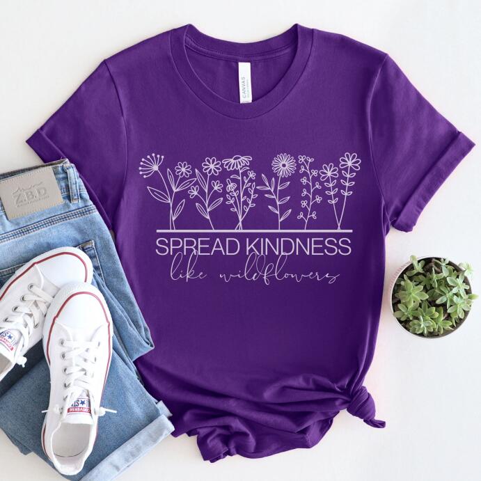 European And American Digital Printing Casual Round Neck Short Sleeves
