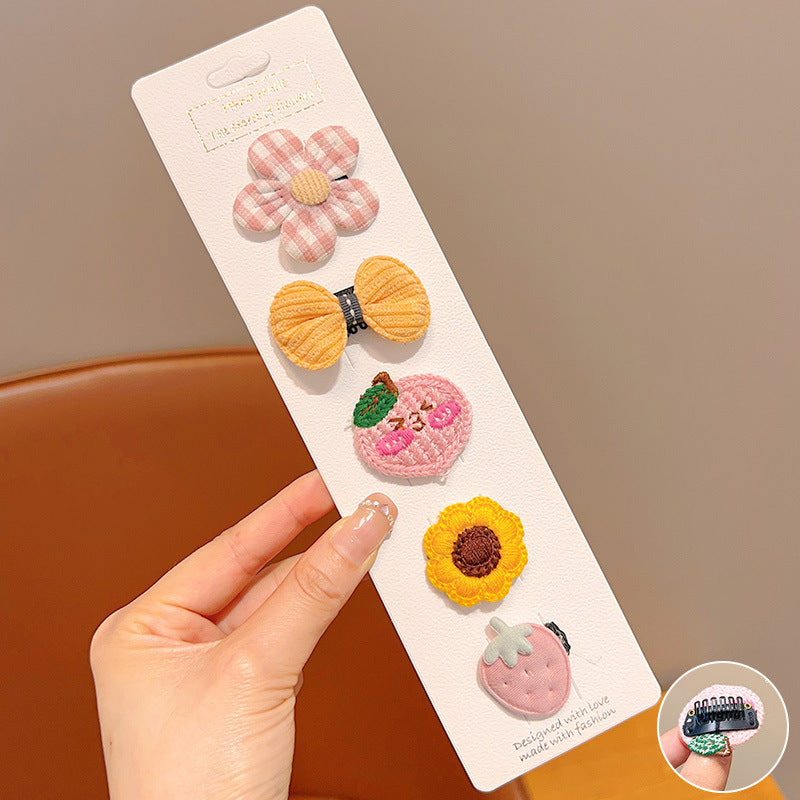 Portable Home Cartoon Creative Mini Dog Hairpin