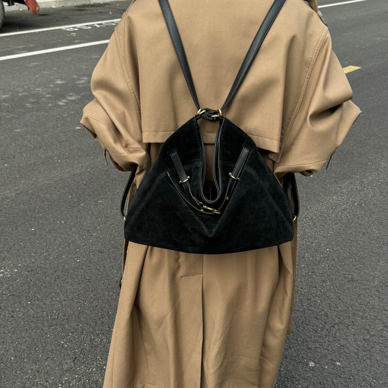 Frosted Double-pass Crossbody Bag