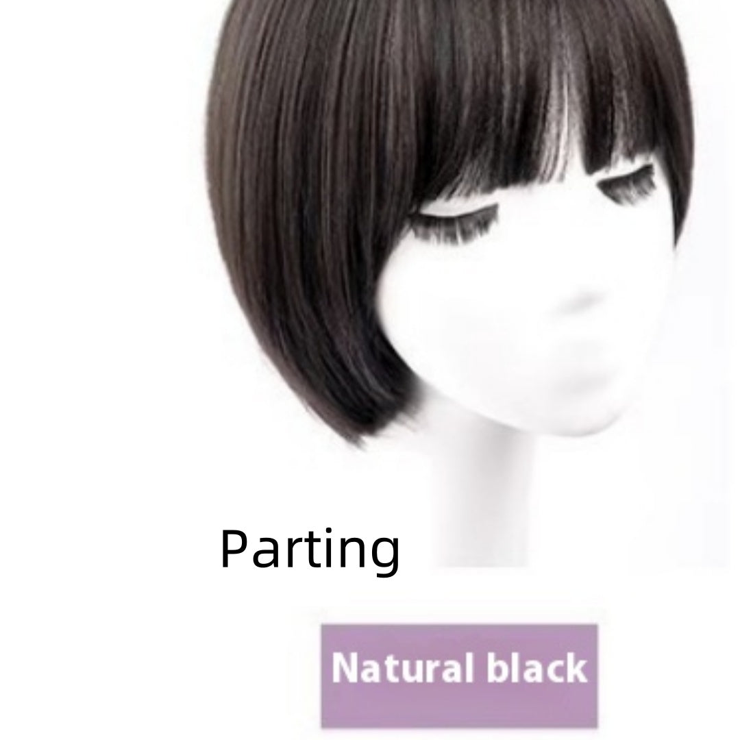 Human Hair Full-head Wig Daily Natural