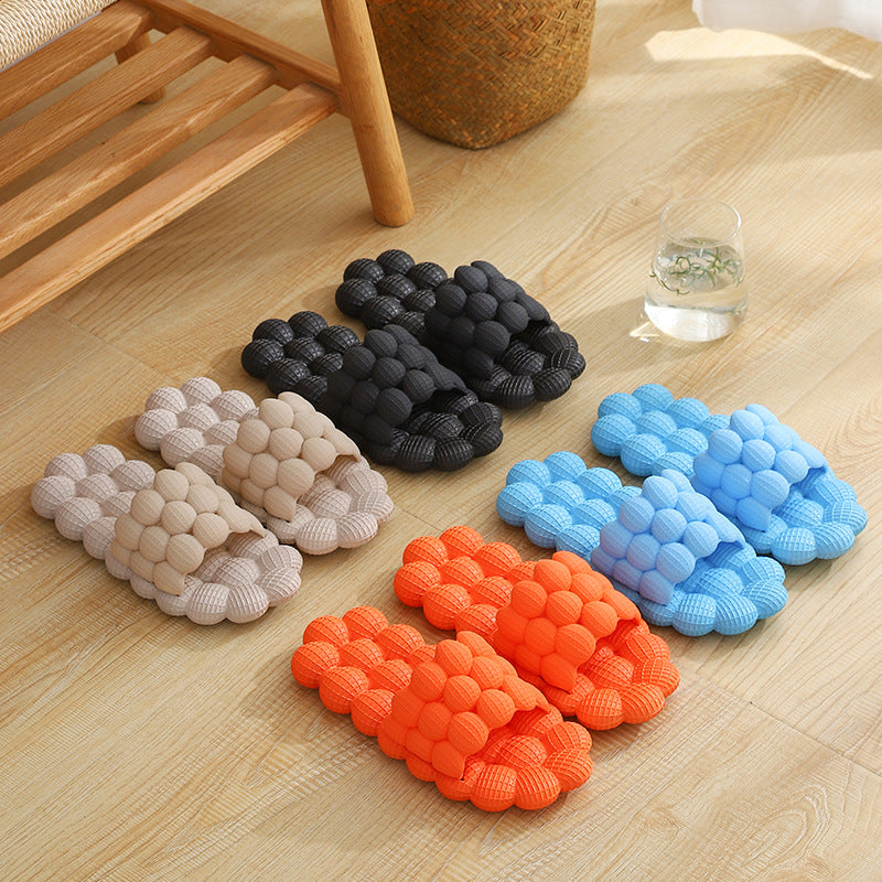 Men's And Women's Fashion Indoor And Outdoor Massage Slippers