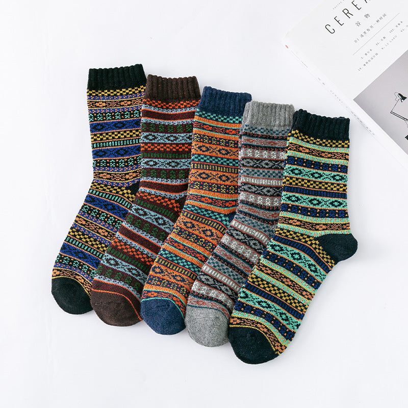 Wind Thickened Warm Socks Men And Women