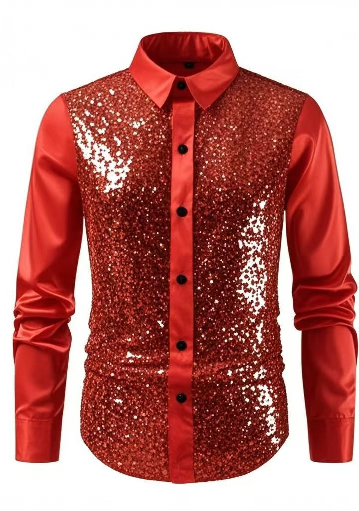 Men's Multi-color European Size Shirt