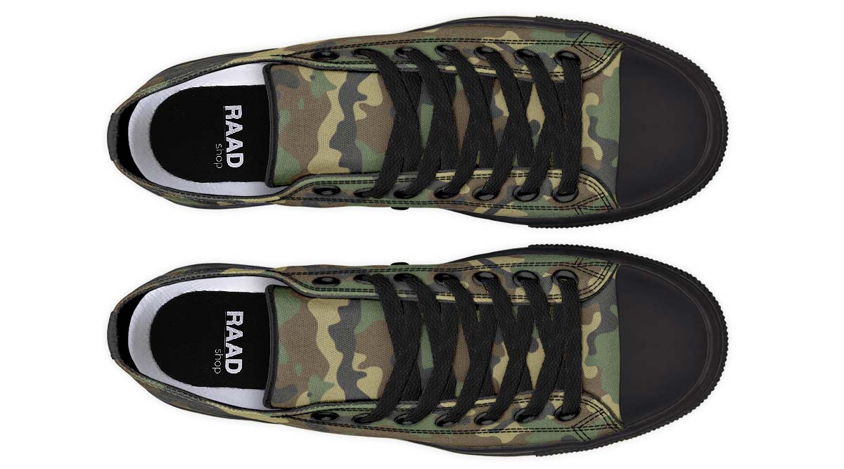 Fashion Print Couple Low-Top Canvas Shoes