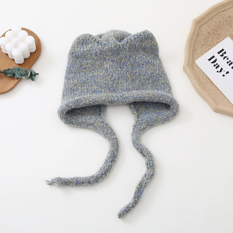 Women's Fashion Warm Cat Ears Woolen Hat