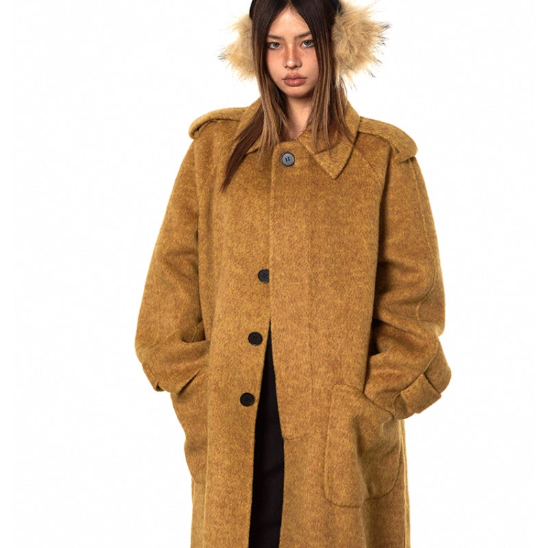 High-support Wool Handmade Double-faced Woolen Goods Long Autumn And Winter High-grade Overcoat Coat