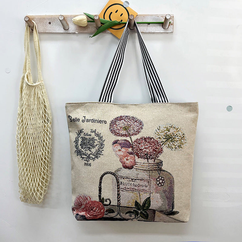 Fashion Casual Canvas Shoulder Bag Creativity