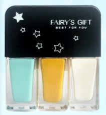 Three-in-one DIY No-bake Tearable Sequined Nail Polish Set