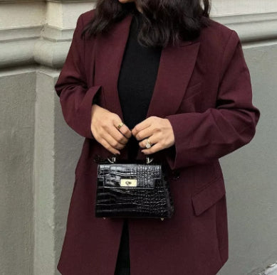 Women's Suits Coat Double Breasted Coat