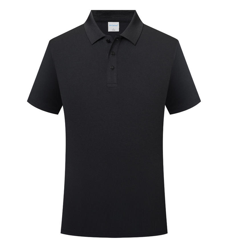 Combed Cotton Beaded Polo Shirt Lapel Overalls