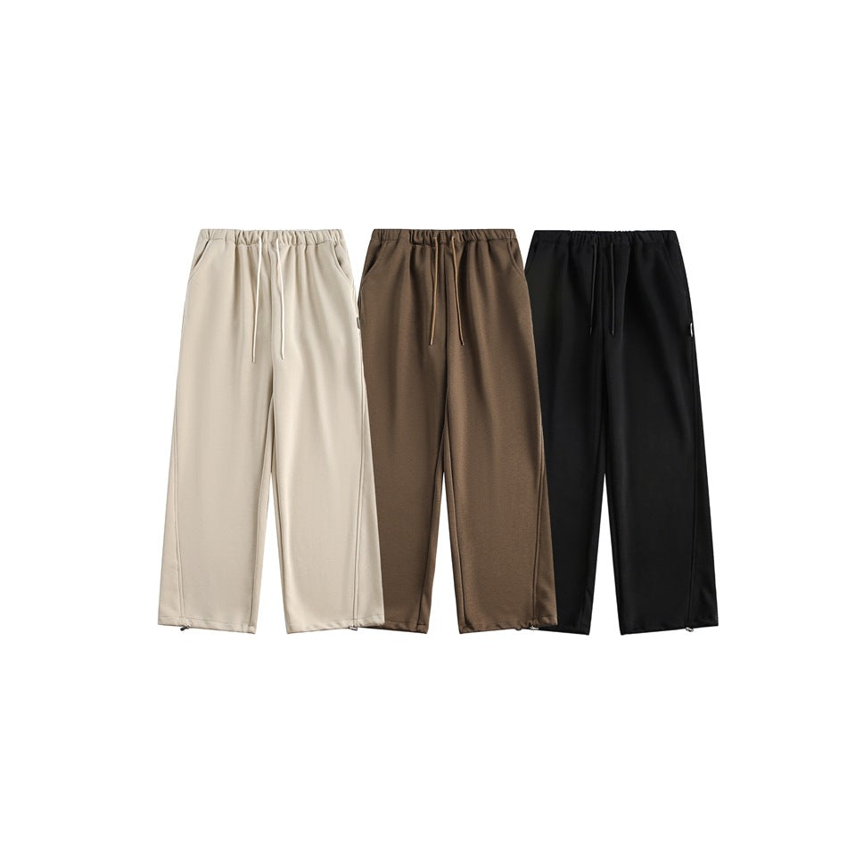 Retro 3D Cutting Casual Sweatpants Men And Women