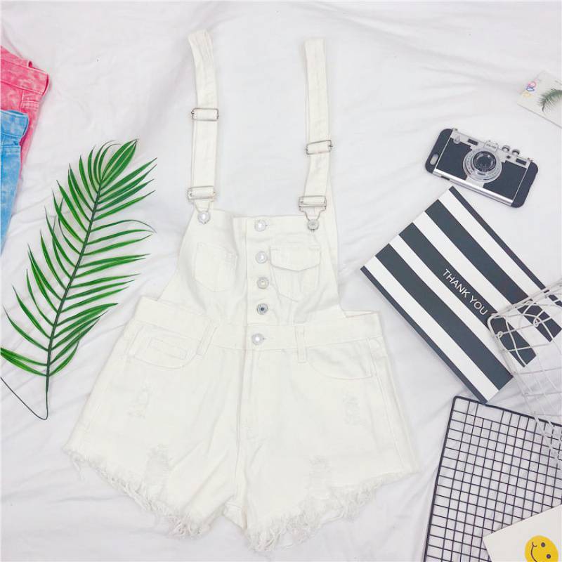 Korean Version Of Thin Shorts With Fringed Fringe