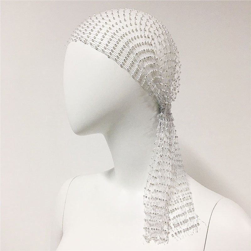 Ladies Stretch Rhinestone Pirate Hat  Accessories