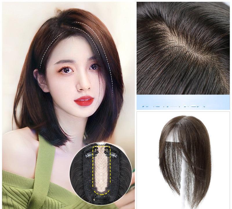 Women's Fashion Simple Net Eight Bangs Wig