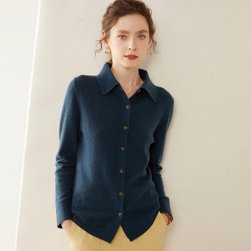 Strikket Sweatshirt Slim Fit Slankende Pasform Base