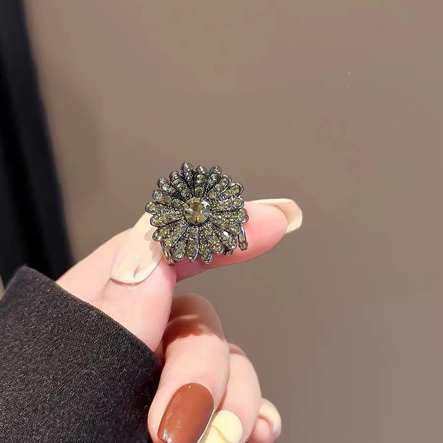 Rhinestone Small Size Broken Hair Side Hairpin