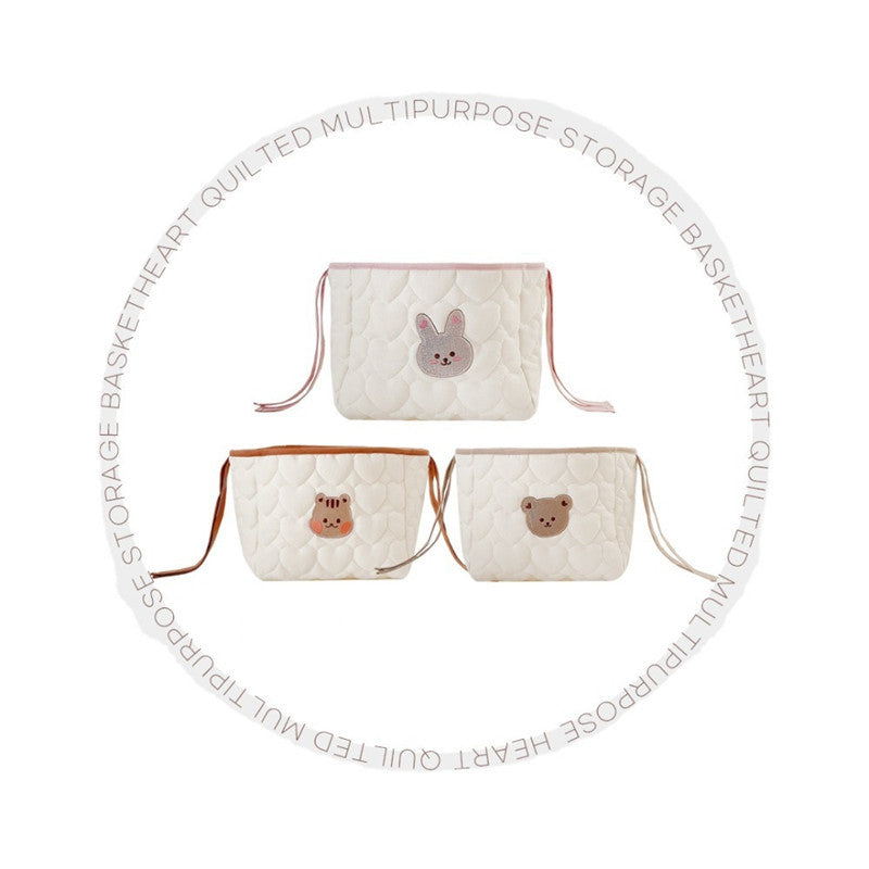 Dot Baby Bed Quilted Storage Bag