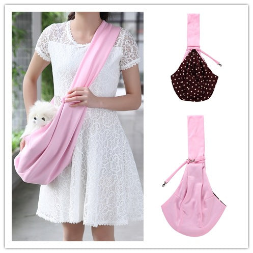 Pet Bag One-shoulder Skew Spanner Breathable Dog