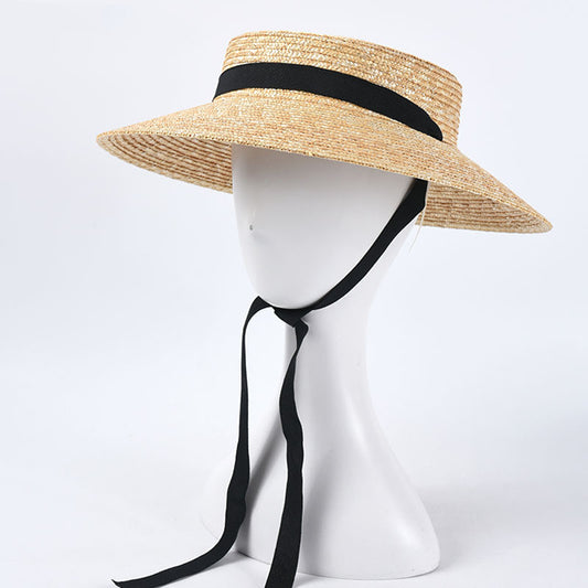 French Vintage Straw Hat Ladies Vacation