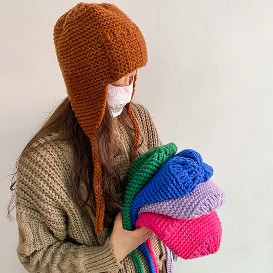 Ear CapWomen's Knitting Wool Hat Cute