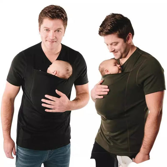 Multifunctional Crew-Neck Short-Sleeve Casual T-Shirt