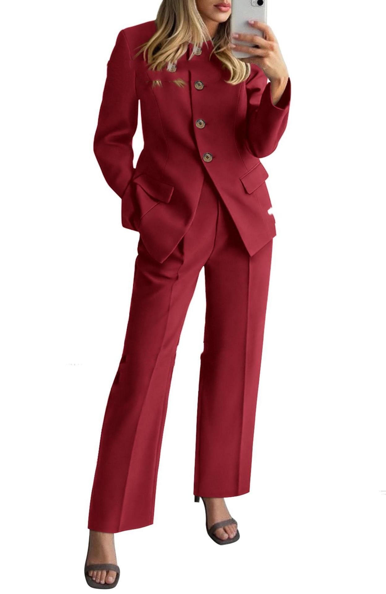 Pantsuit Workplace High-end Two-piece Set For Women