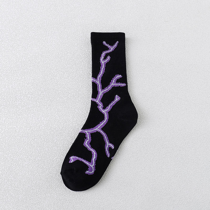 Korean Version Of Street Skateboard Basketball Socks