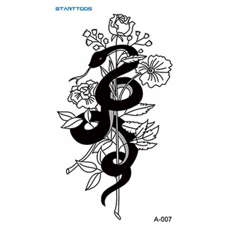 Simple Small Pattern Semi-permanent Tattoo Sticker