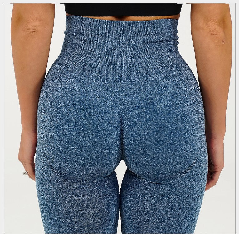 Explosive European And American Peach Hip Fitness Pants High Waist Stretch Tight Yoga Pants