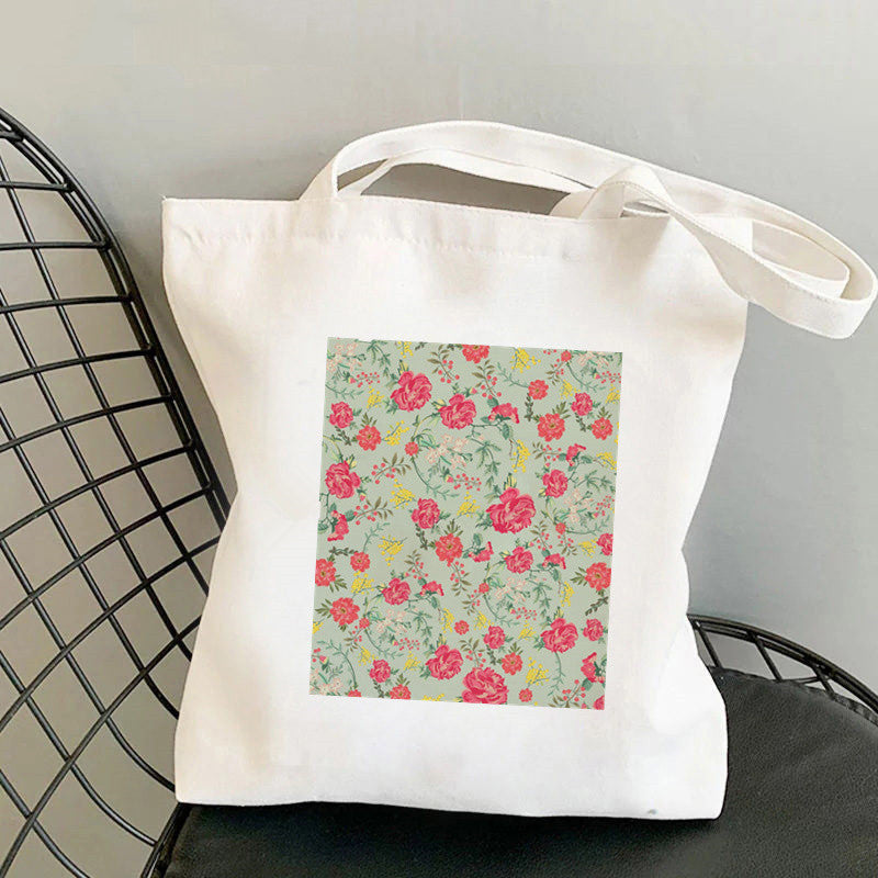 Printed Canvas Personalized One Shoulder Women's Fashionable Handbag