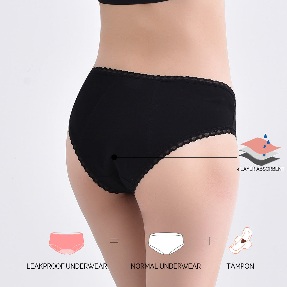 Organic Cotton Leak-proof Disposable Sanitary Napkin Four-layer Menstrual Pants